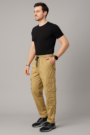 Men’s Everyday Beige Cargo Trousers Double Pocket